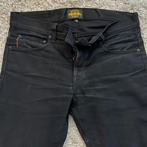BRAVE STAR SELVAGE (THE REGULAR TAPER) Size 32 never tailored factory inseam